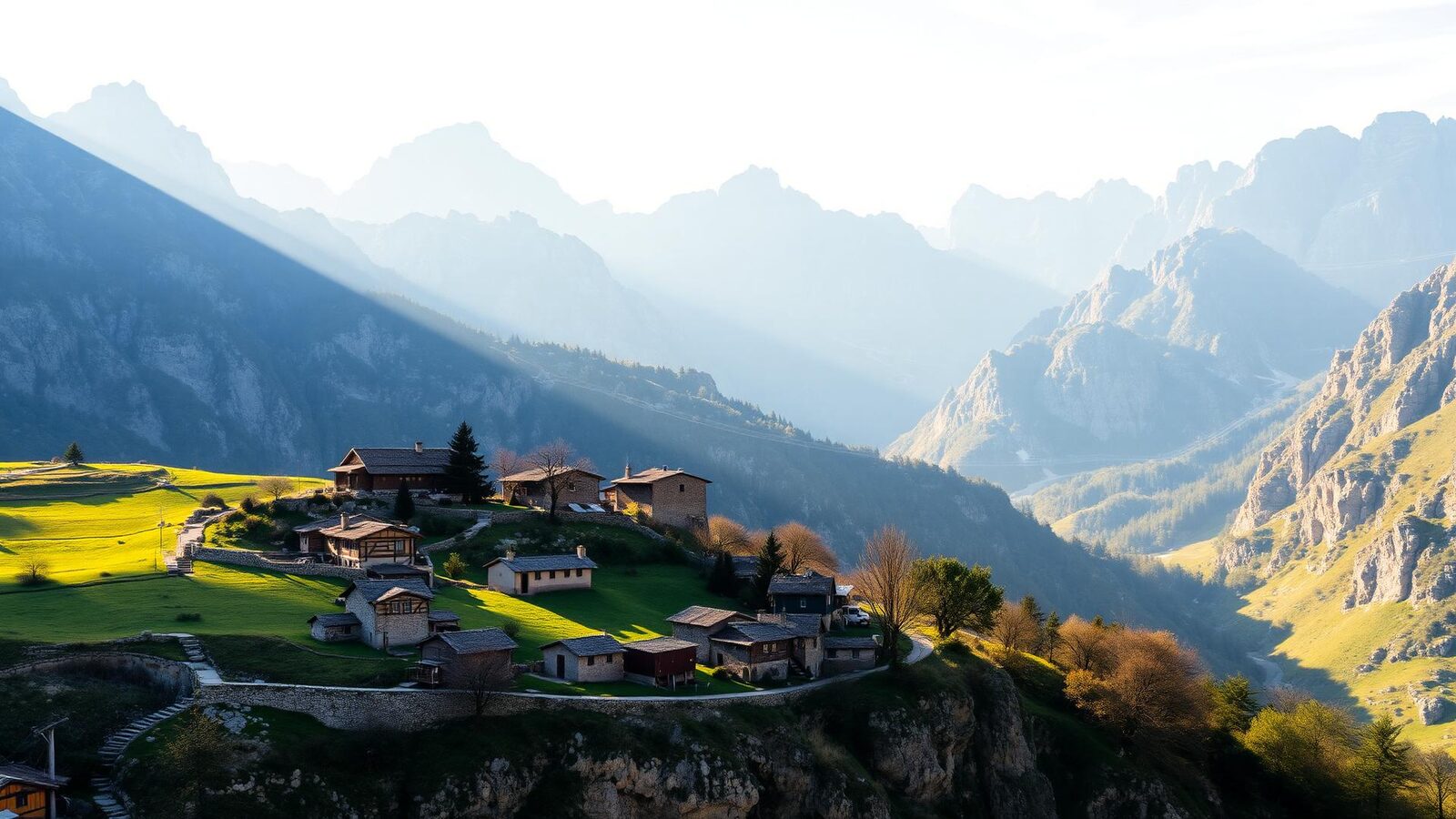 Theth, Albanian Alps, Albania